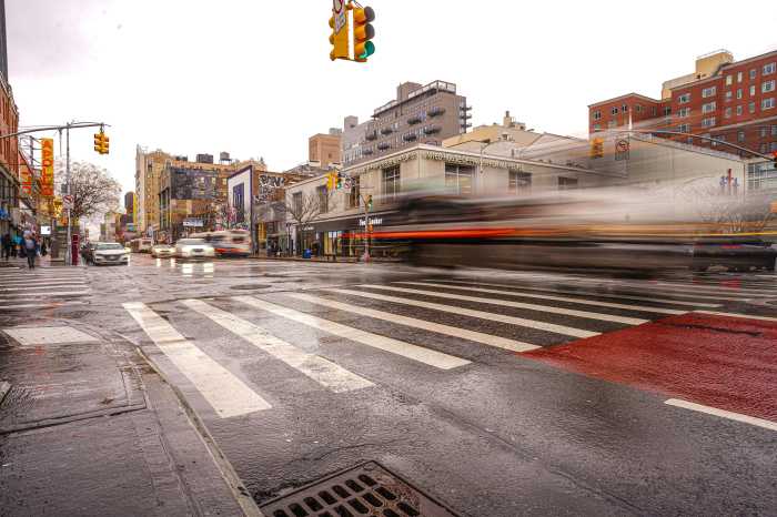 125th Street streetscape in Harlem