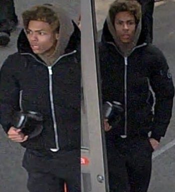 The suspect in the pair of thefts in Times Square.