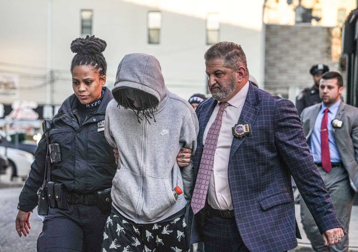 Two of the four suspects wanted for brutality stabbing a Bronx straphanger on New Year’s Day after he wished them a “Happy New Year” were cuffed on Monday, police said.