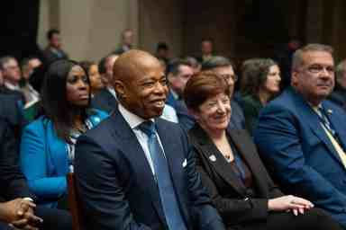Mayor Eric Adams attends State of the State address