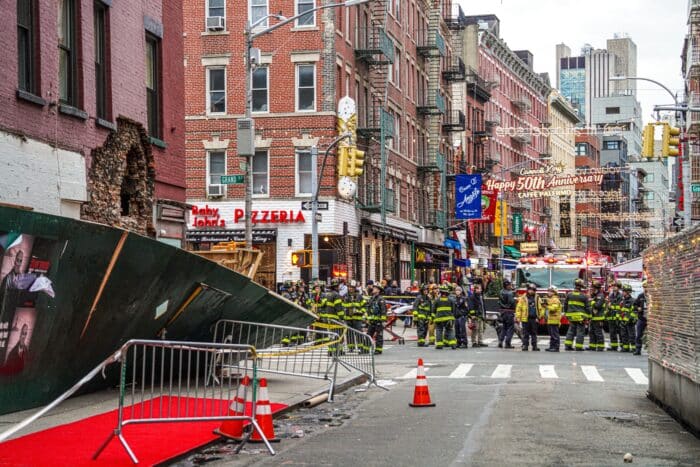 Site of Little Italy façade collapse