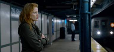 This image released by Ketchup Entertainment shows Jessica Chastain in a scene from "Memory."