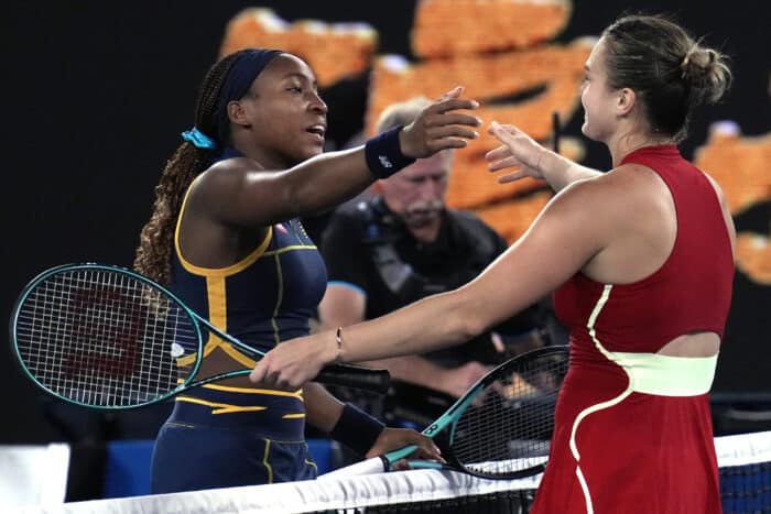 Coco Gauff Sabalenka Australian Open