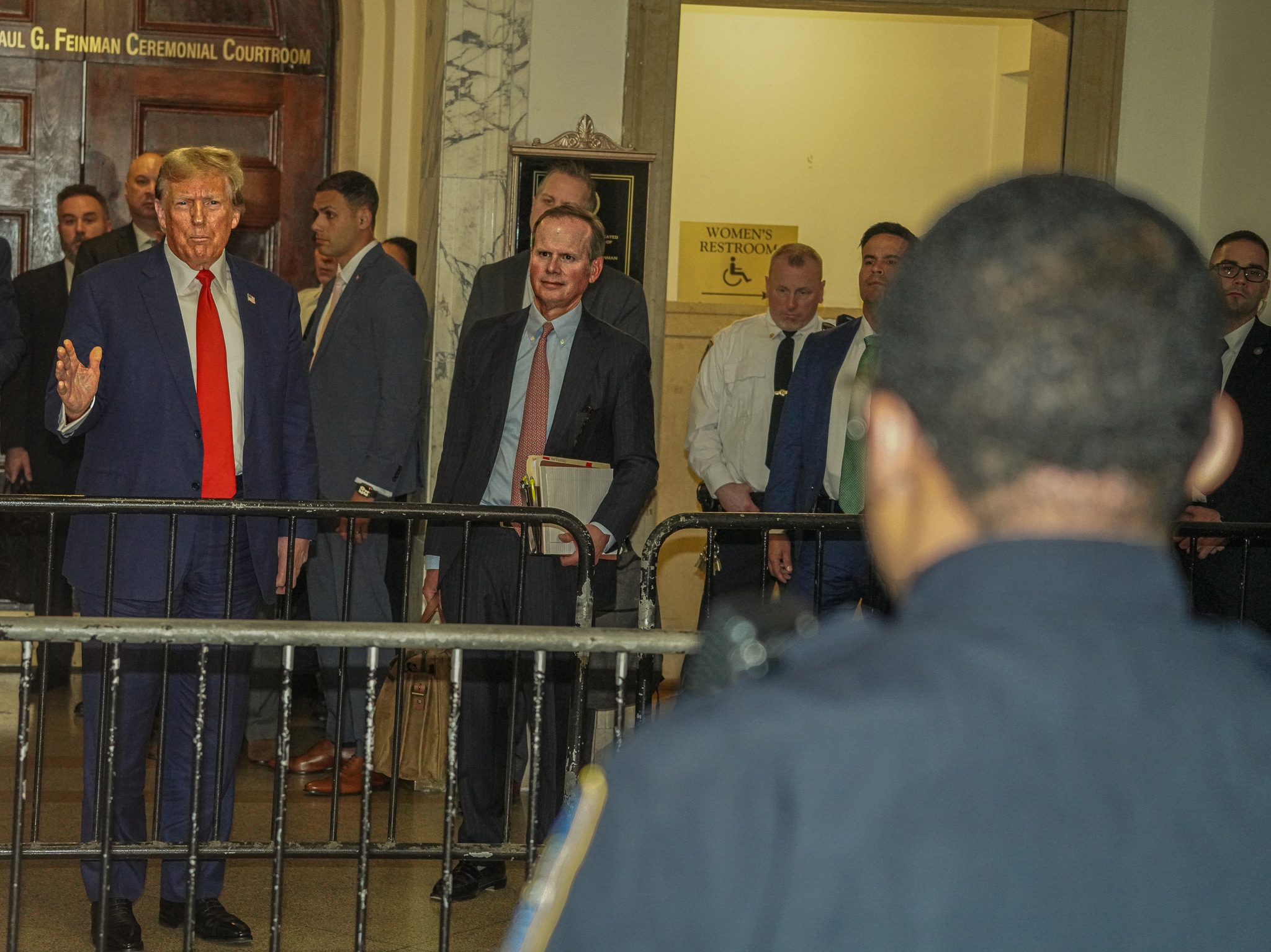 Donald Trump at civil fraud trial