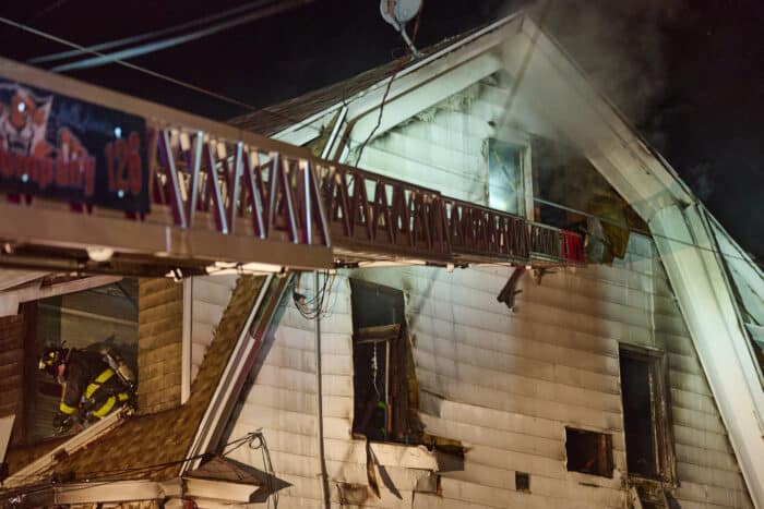 Mother and son die in Queens fire: FDNY 4 FDNY personnel at the scene at 108-33 164th St.