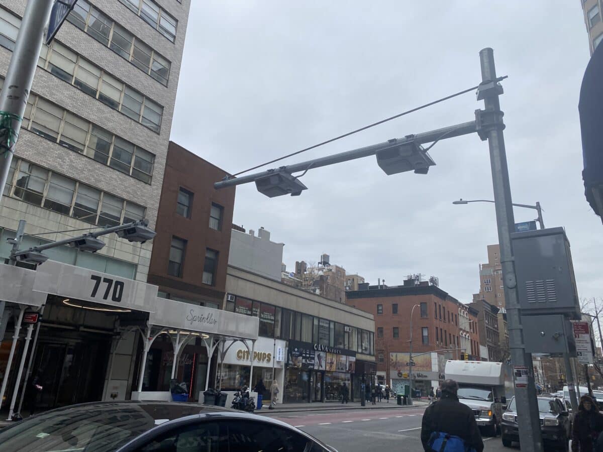 Manhattan residents still split on congestion pricing as plan springs ahead this year 3 Congestion pricing cameras will scan car license plates to implement the toll.