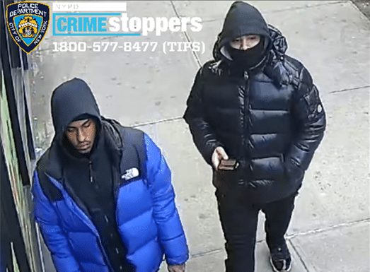 The suspects in the Jan. 1 shooting in the Bronx. gunmen