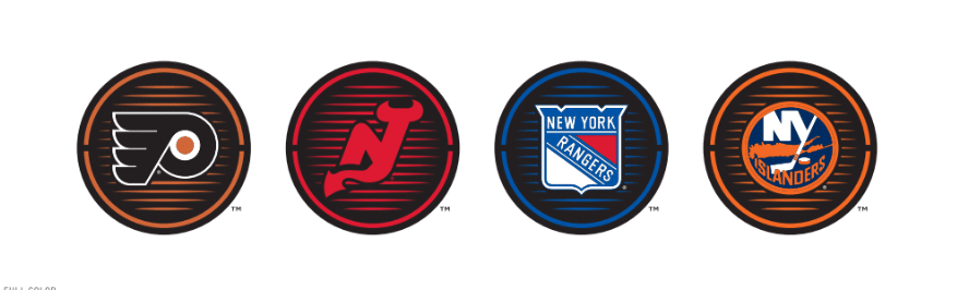 Stadium Series jerseys Islanders Rangers Devils Flyers