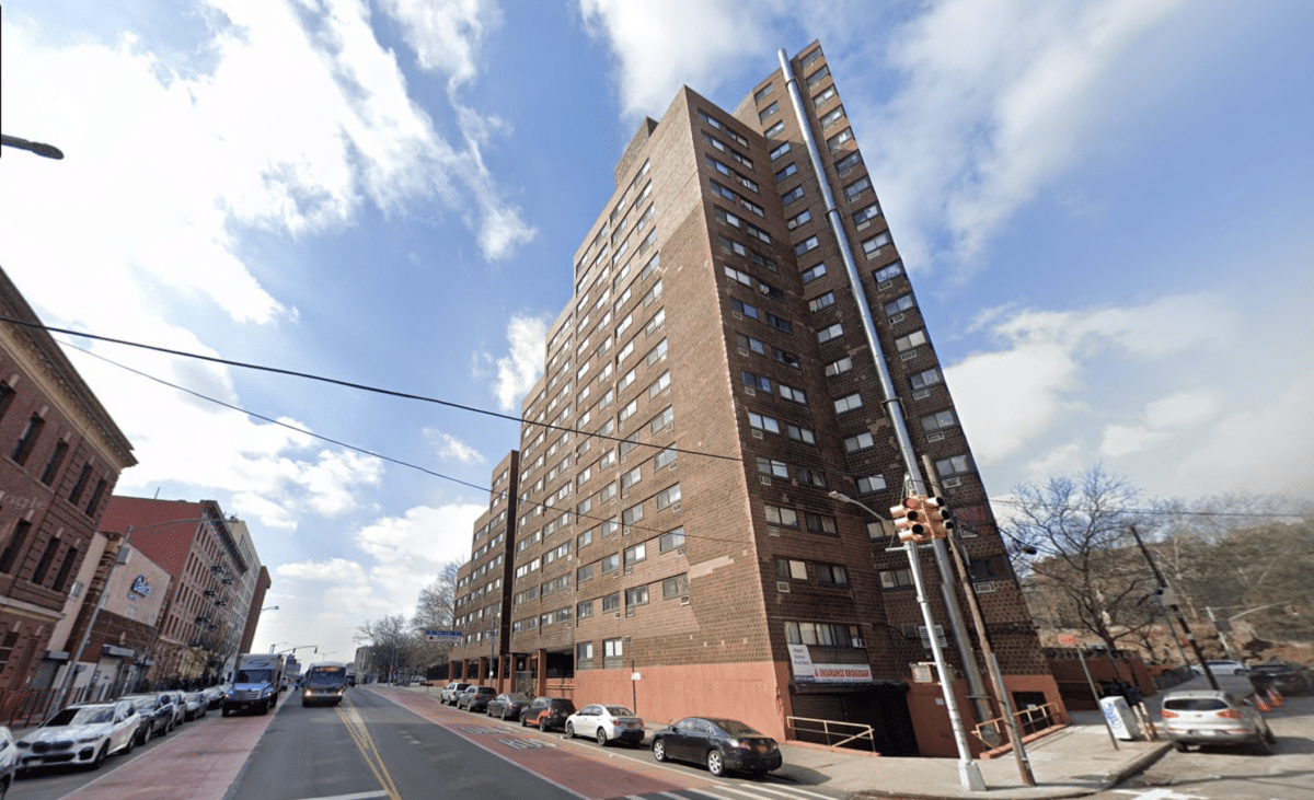 The Bronx apartment building where Michelle Cox was murdered on March 4, 2015.