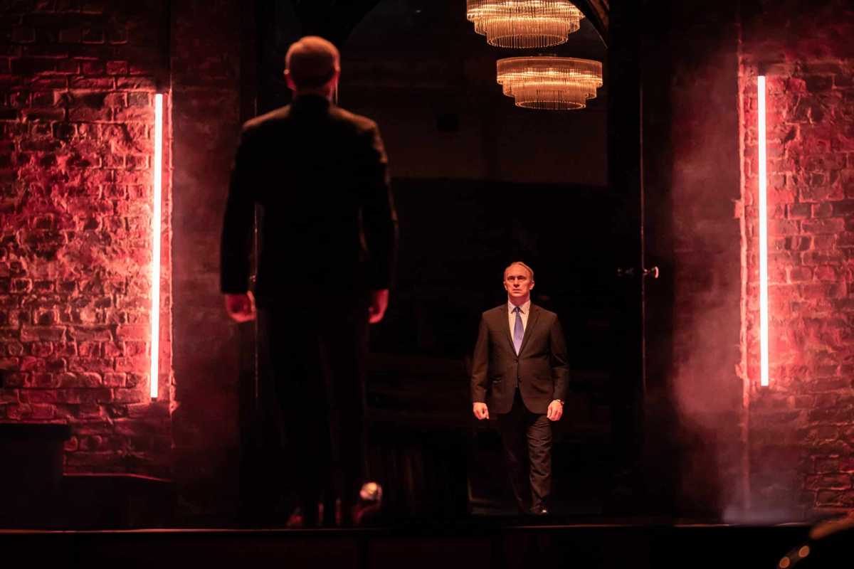 Will Keen in the West End production of "Patriots".