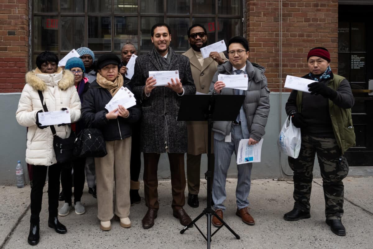 Lower Manhattan Council Member Christopher Marte and residents push for OTC card acceptance at grocery stores
