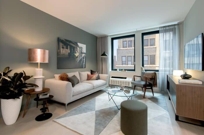 A sample apartment in 221 West 29th St. in Chelsea.