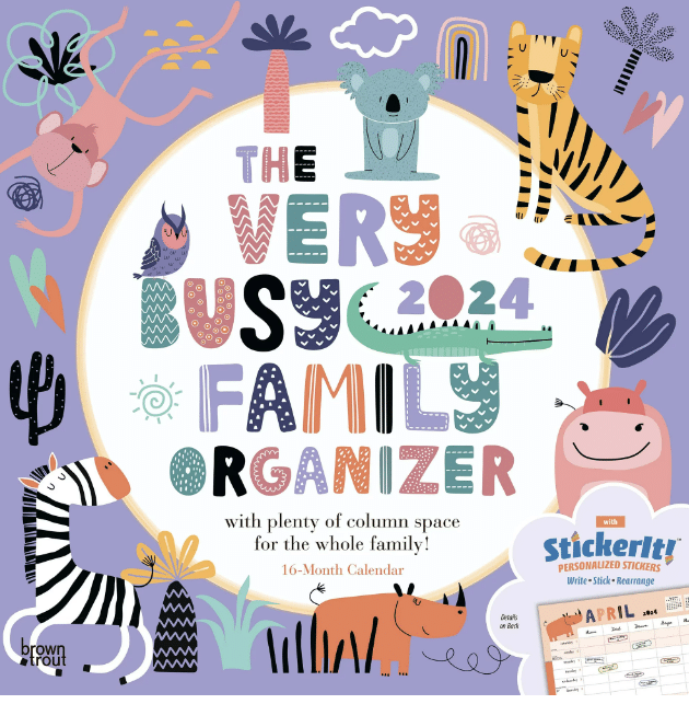 The Very Busy 2024 Family Organizer | Spend more time with loved ones | New Year, New You