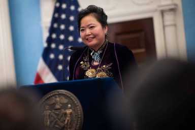 Winnie Greco, Mayor Eric Adams' Director of Asian Affairs, had her Bronx home raided by federal agents on Thursday, Feb. 29.
