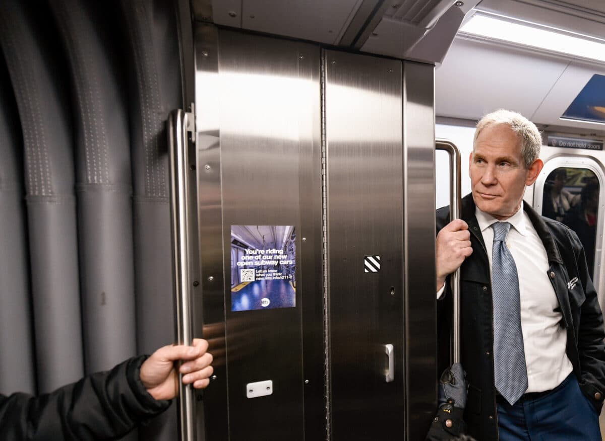 MTA Chair & CEO Janno Lieber on new open gangway subway car