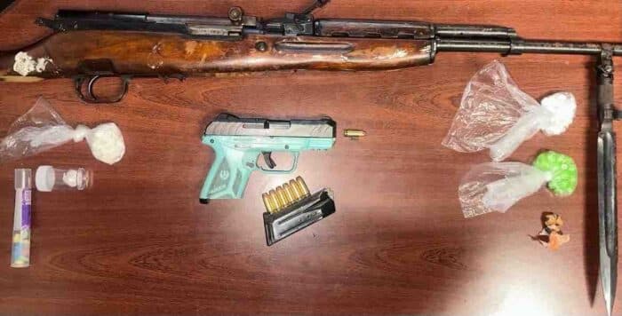 Firearms and crack seized from Queens rooftop shooter