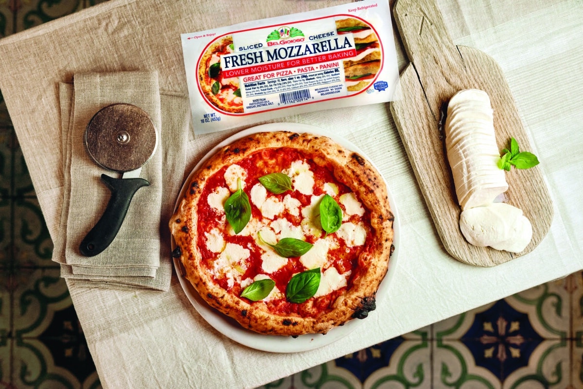 BelGioioso Baking Fresh Mozzarella with Pizza