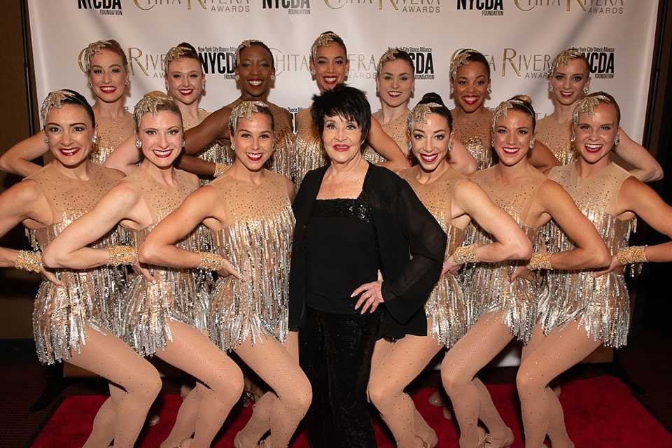 Chita Rivera and the Rockettes