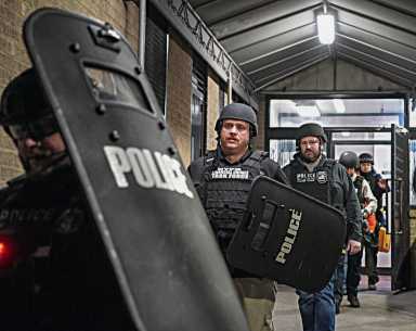 Emergency Services officers respond to Queens shots fired
