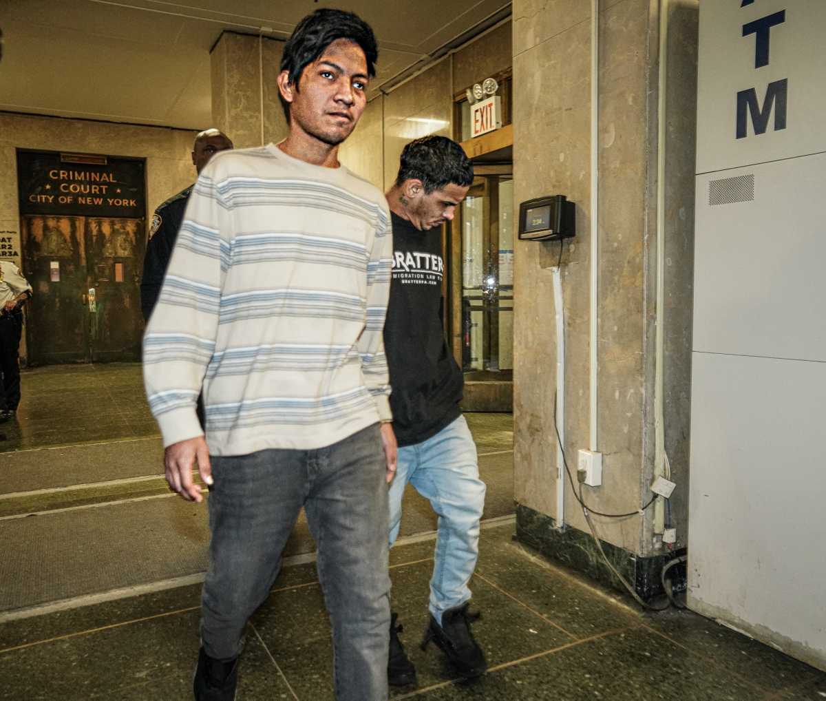 Suspects in Midtown cop assault