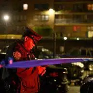Brooklyn police at scene where man was shot dead near Ebbets Field