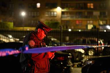 Brooklyn police at scene where man was shot dead near Ebbets Field