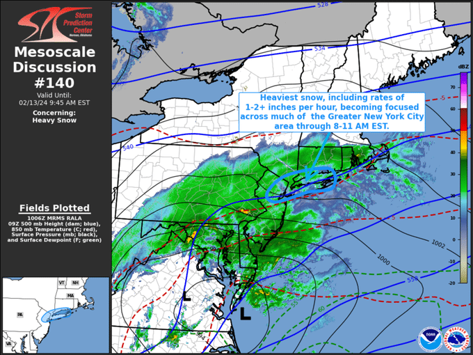 Winter storm image from National Weather Service