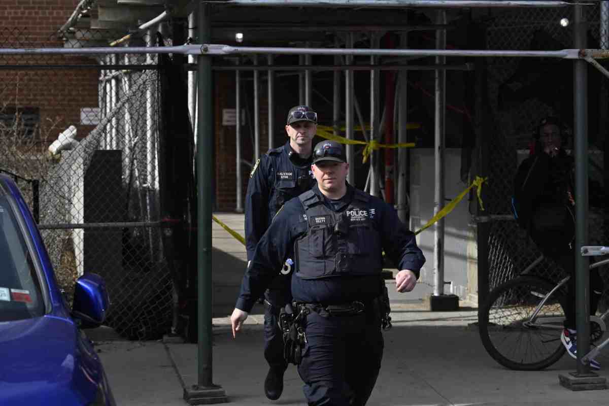 Queens police at scene of shooting