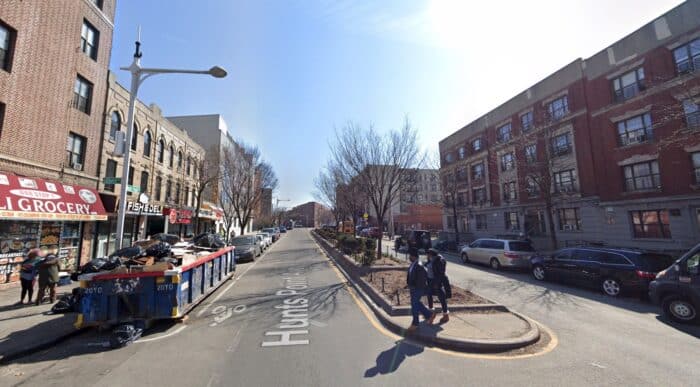 Bronx intersection where two men were shot