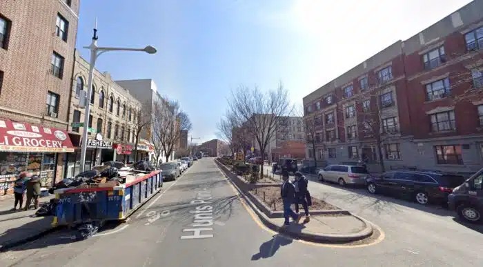 Bronx intersection where two men were shot