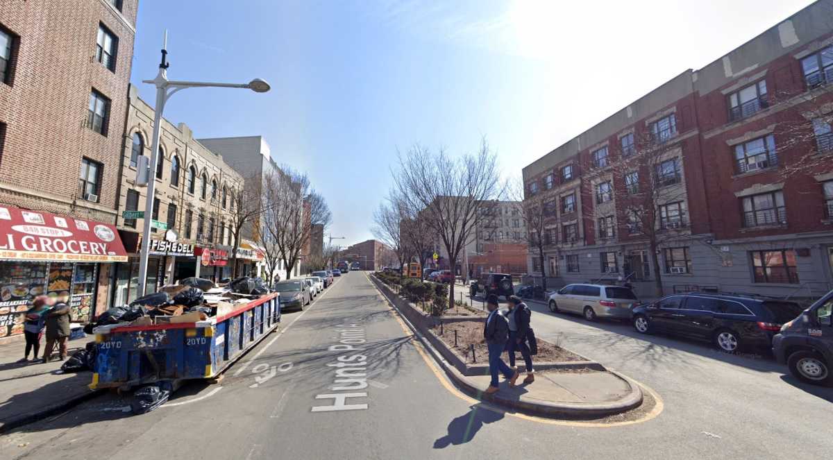 Bronx intersection where two men were shot