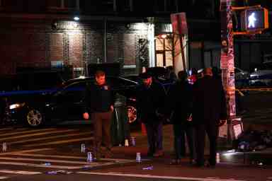 Police investigate Brooklyn shooting scene