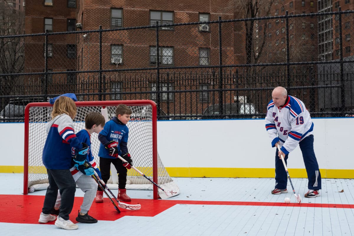 Ribbon cutting ceremony celebrates newly renovated Paul L. McDermott Rink in Manhattan 9