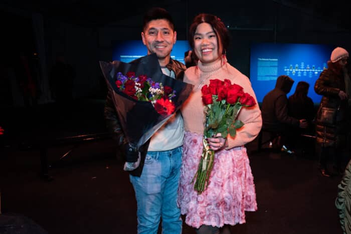 Field of Lights hosts Valentine's Day, For Walter Sanchez and Vivian Ngiam Valentine's Day is about family and friends.