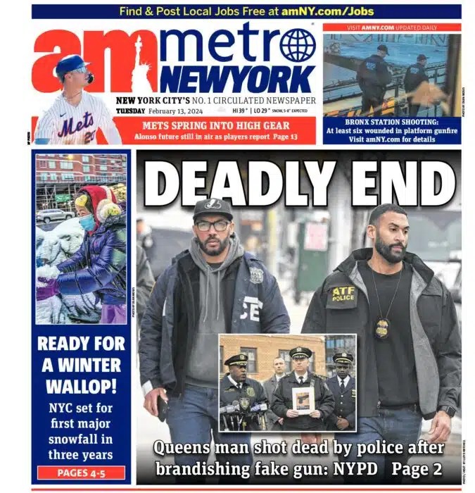 Newspaper cover
