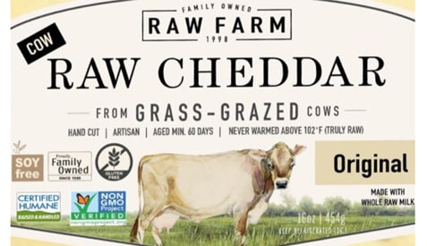 Raw Farm raw milk cheese