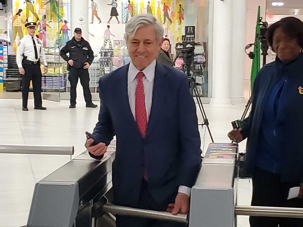 Port Authority executive director Rick Cotton smiling