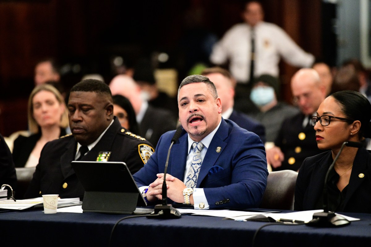 NYC crime: July sees overall felonies drop, though murder rate ticks upward 2 NYPD Commissioner Edward Caban speaks at City Council hearing