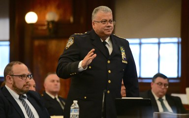 Chief Ruben Beltran speaks about NYPD radio encryption at the City Council