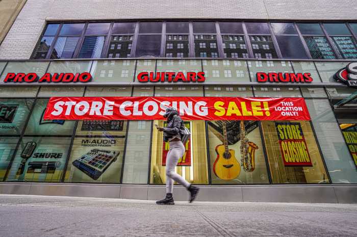 Shop drop: These chain stores in NYC are declining as others have shuttered: report 2 Sam Ash is closing for good.