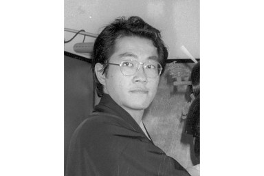 Akira Toriyama is pictured in 1982.