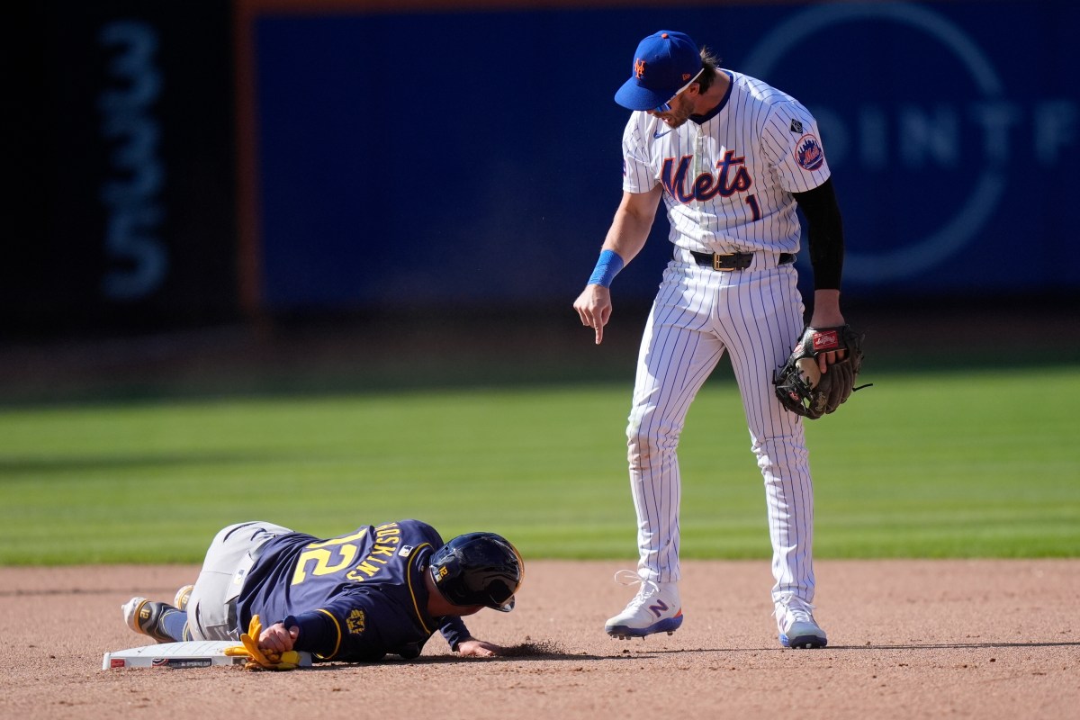 Jeff McNeil Rhys Hoskins Mets Brewers