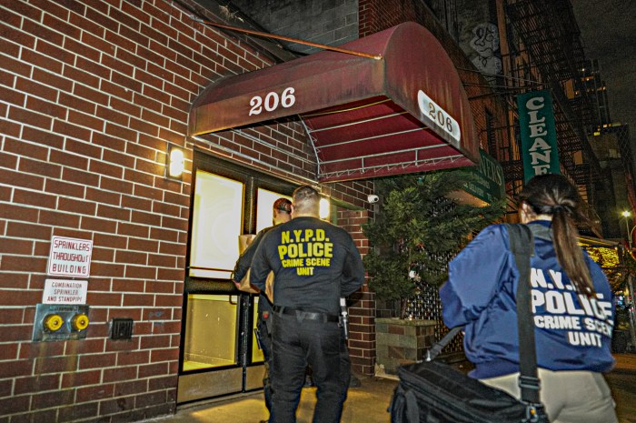 Police at scene where Kips Bay woman was murdered
