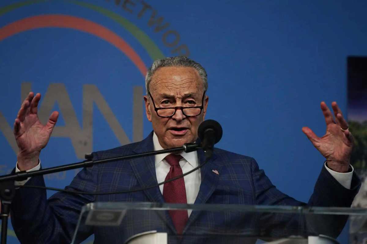 US Sen. Chuck Schumer.