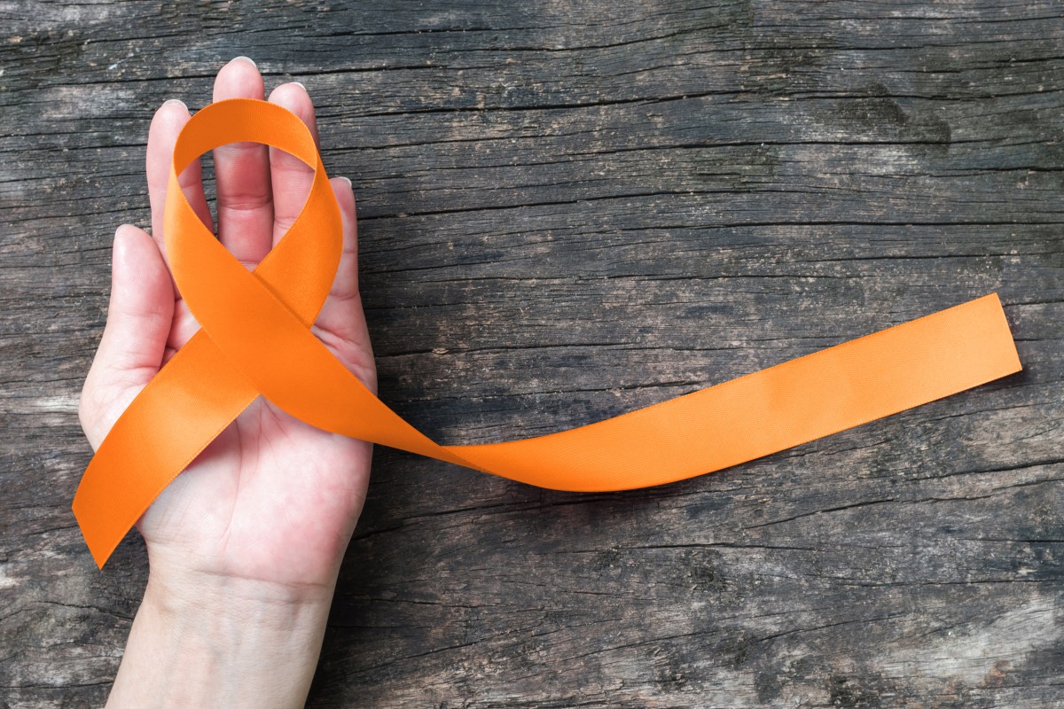 MS Awareness week orange ribbon