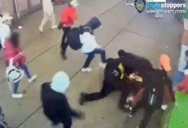 Midtown cop assault