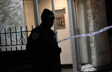 Crime scene in Harlem