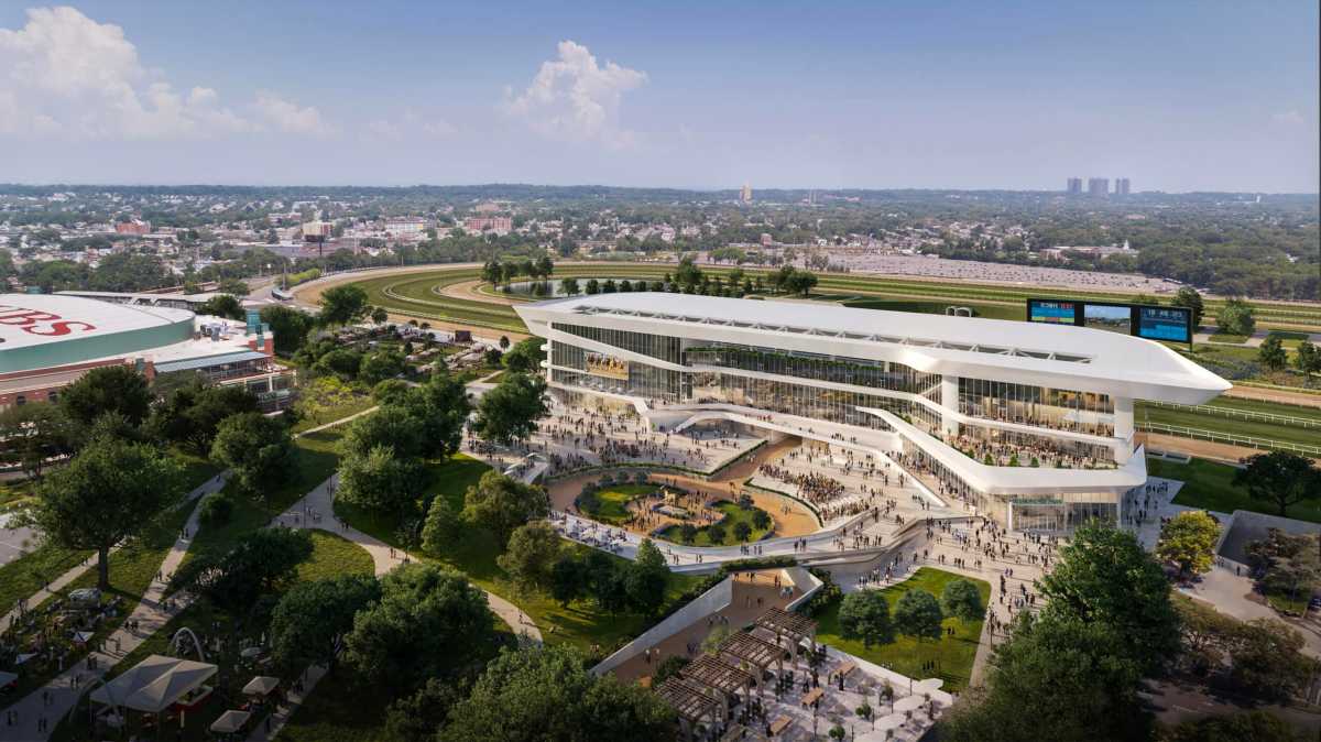 Belmont Park rendering Breeders' Cup