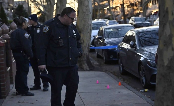 Brooklyn shooting crime scene