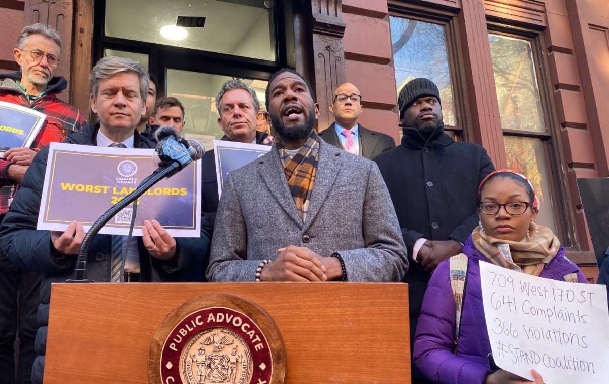 Public Advocate Jumaane Williams speaks out about NYC's worst landlord